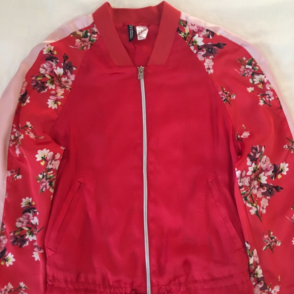 Floral Red Japanese Jacket